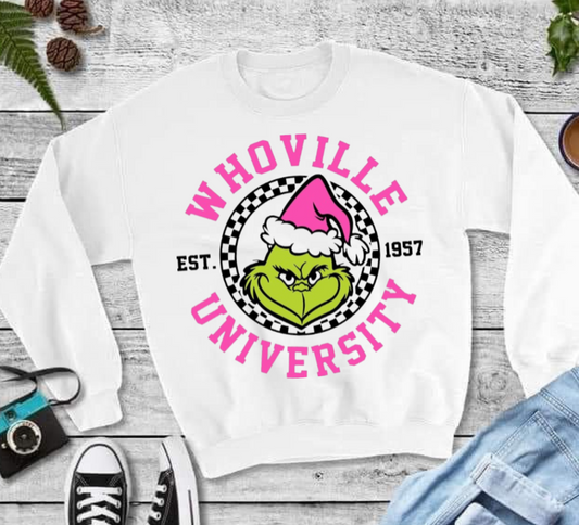 Custom Whoville University Sweatshirt