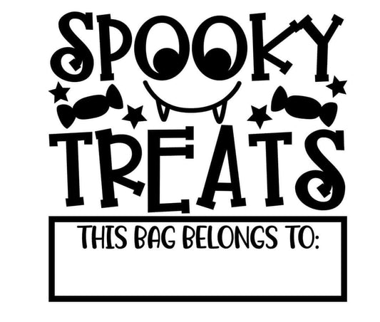 Desings for trick or treat bags